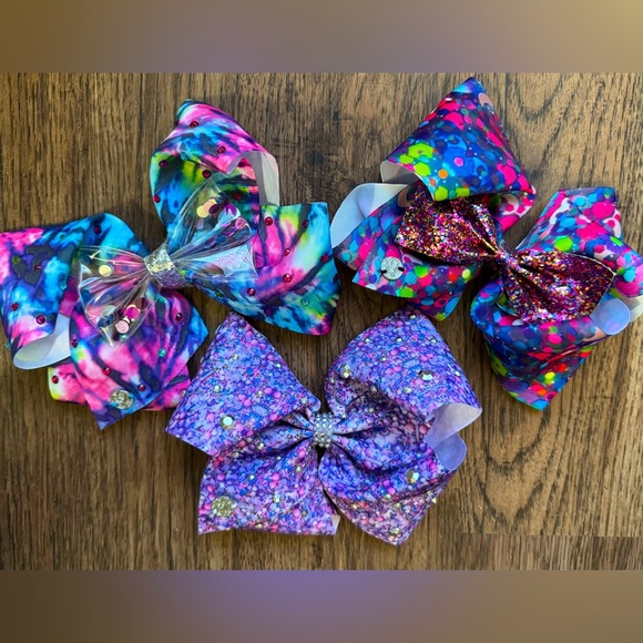 Jojo Siwa Colorful 8 Inch Bows - Picture 1 of 5